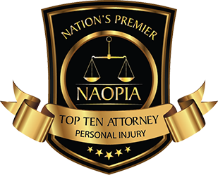 Nation's Premier | NAOPIA | Top Ten Attorney Personal Injury | Five Stars